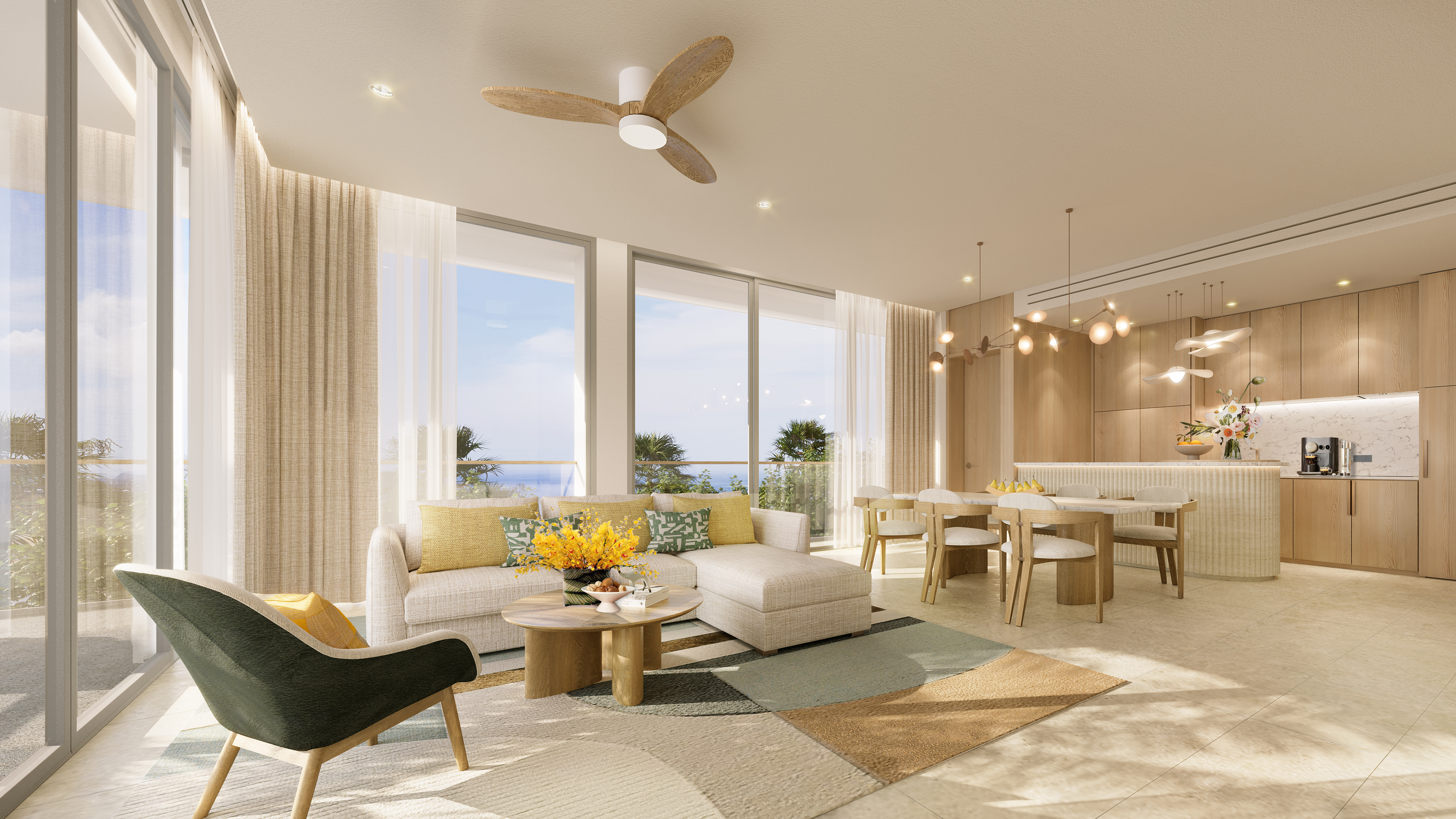 3BR Duplex -LIVING ROOM