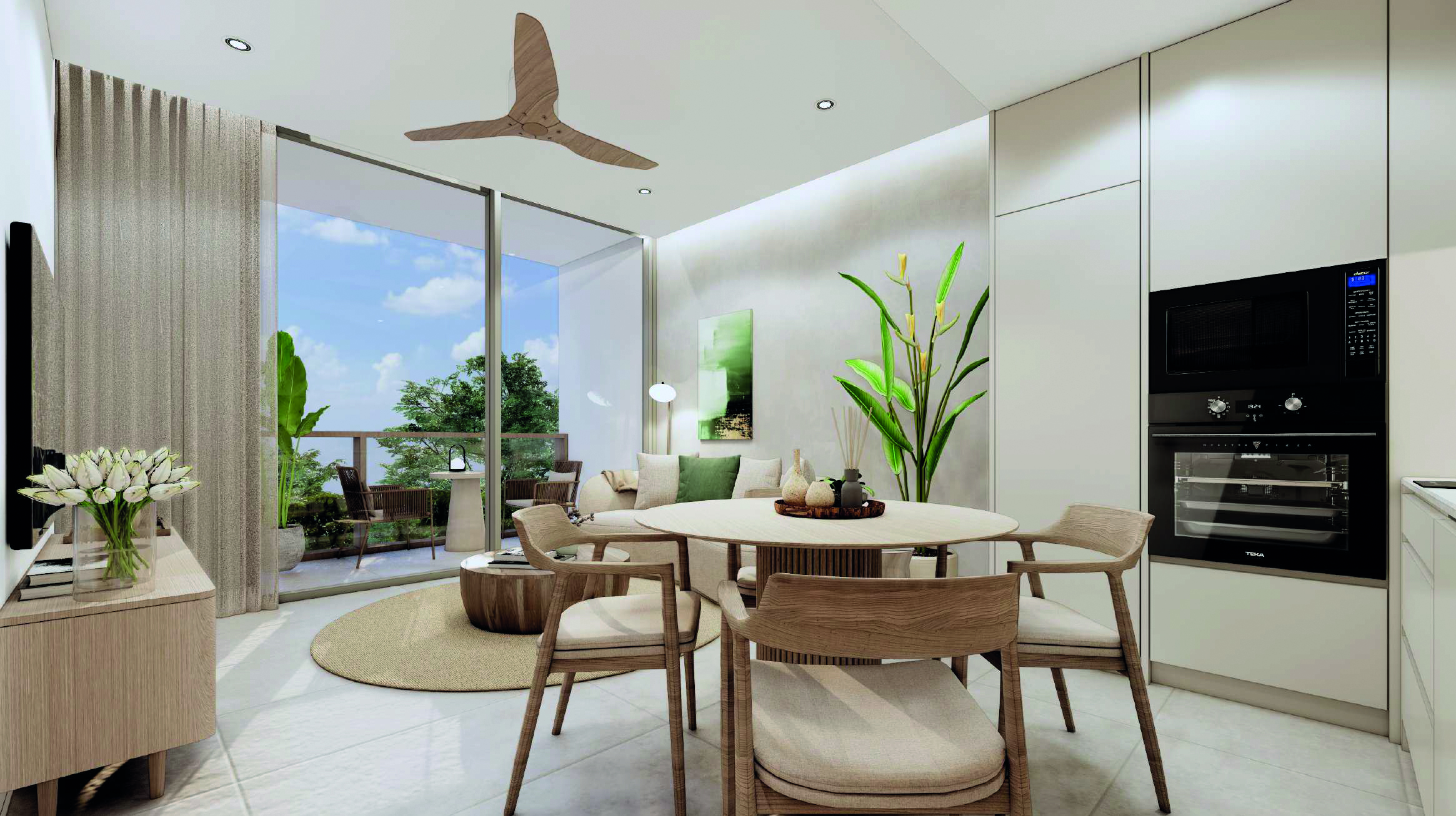 1 BR Kitchen Type A