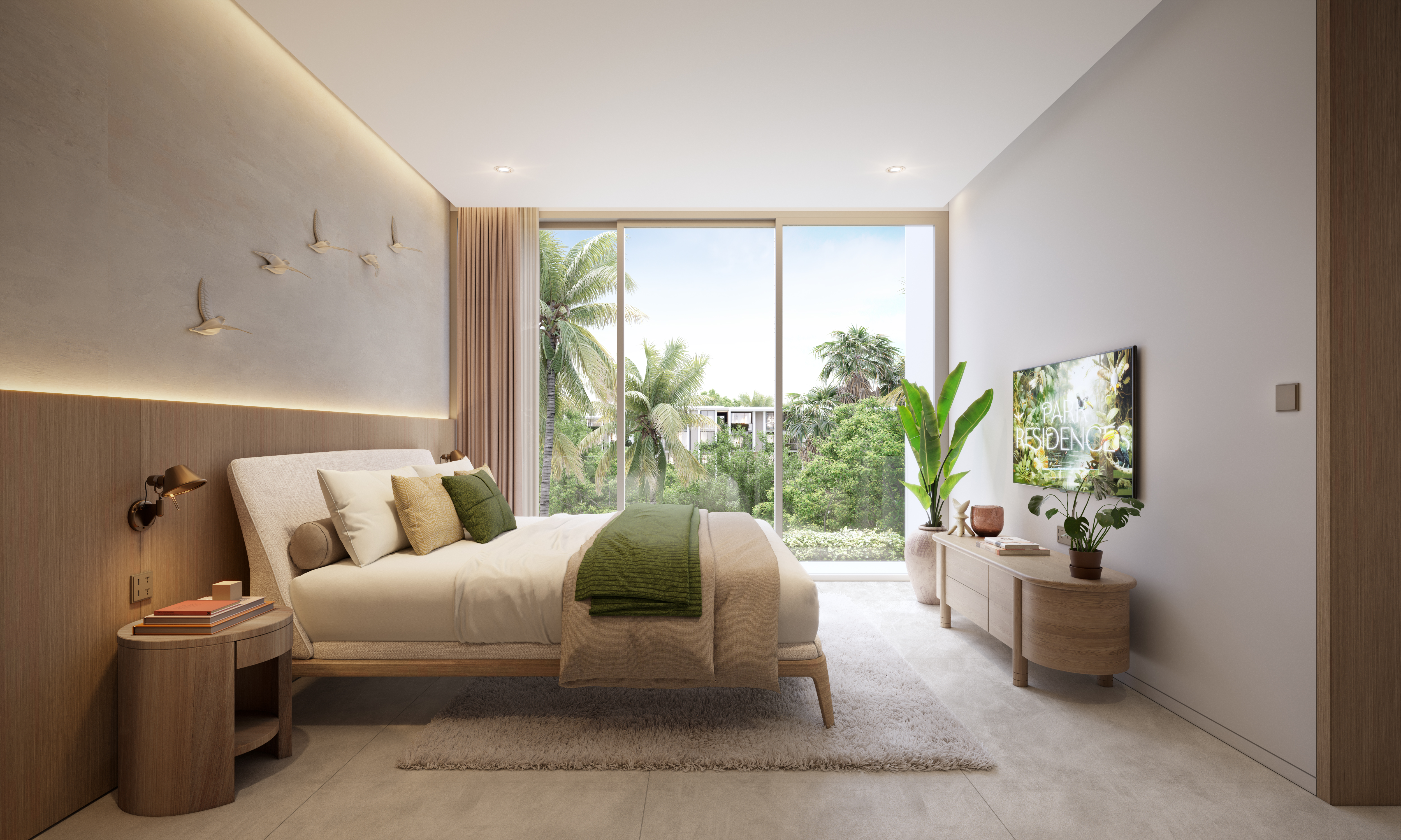 1 BR Type A.MAsterBedroom